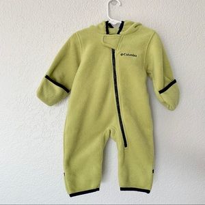 Columbia Fleece Dinosaur Hooded Bunting